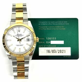 Used Two Tone Rolex Datejust 41 for Sale Buy a WC Certified Pre Owned Watch
