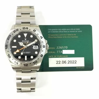 Rolex explorer 2 second hand new arrivals