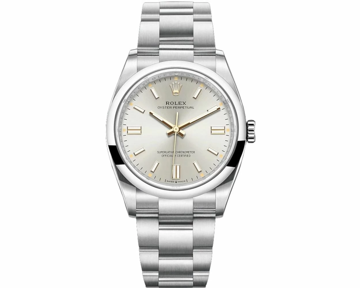 Buy Genuine Used Rolex Oyster Perpetual 36 126000 Watch Silver Dial SKU 5990