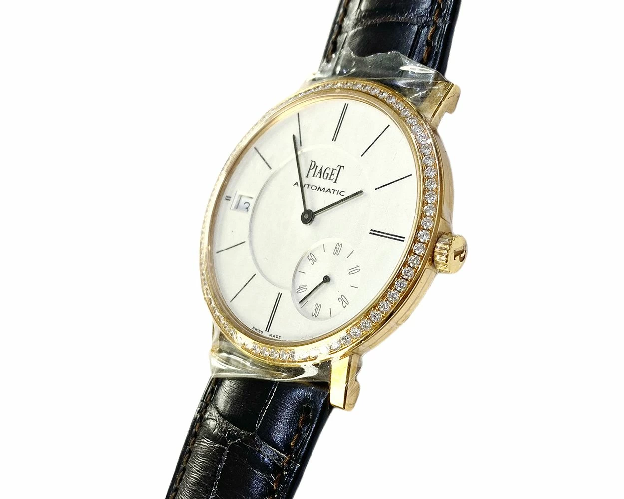 Buy Genuine Piaget Altiplano G0A38139 Silver Dial Diamond Bezel SKU 10147