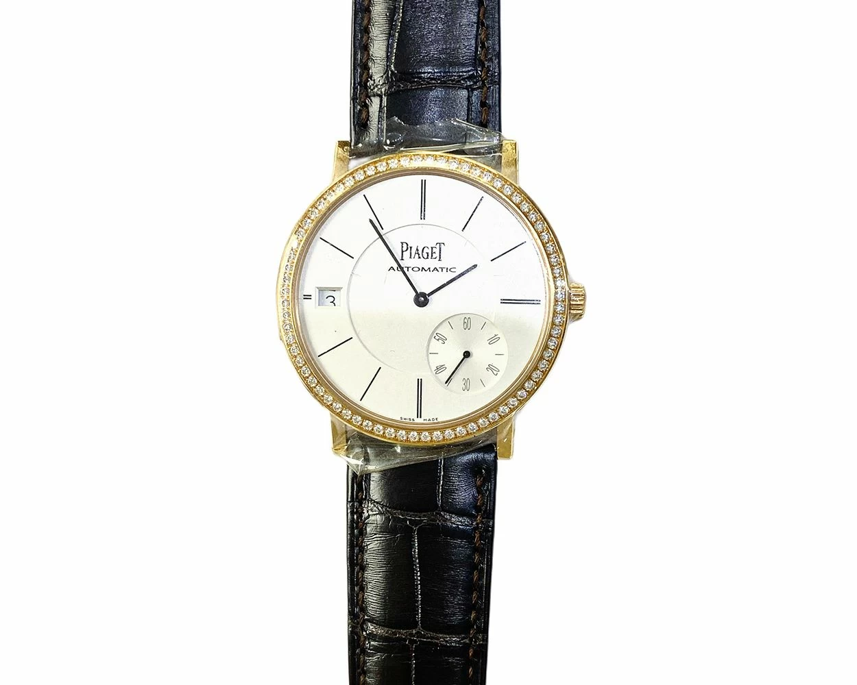 Buy Genuine Piaget Altiplano G0A38139 Silver Dial Diamond Bezel SKU 10147