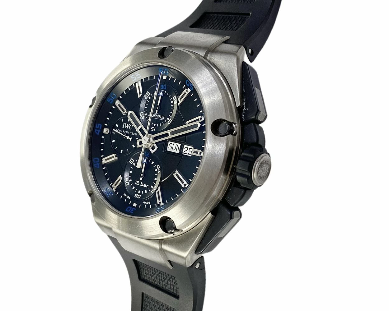 Buy Genuine IWC Ingenieur Double Chronograph Titanium IW376501 SKU 9570