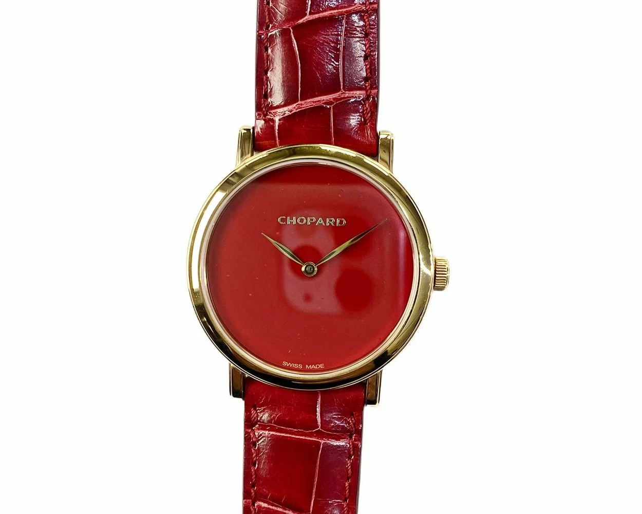 Buy Genuine Chopard Classic 163154-5208 Rose Gold, Red Dial SKU