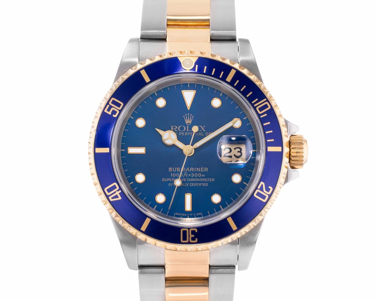 Buy Genuine Used Rolex Submariner Date 16613 Watch Blue Dial