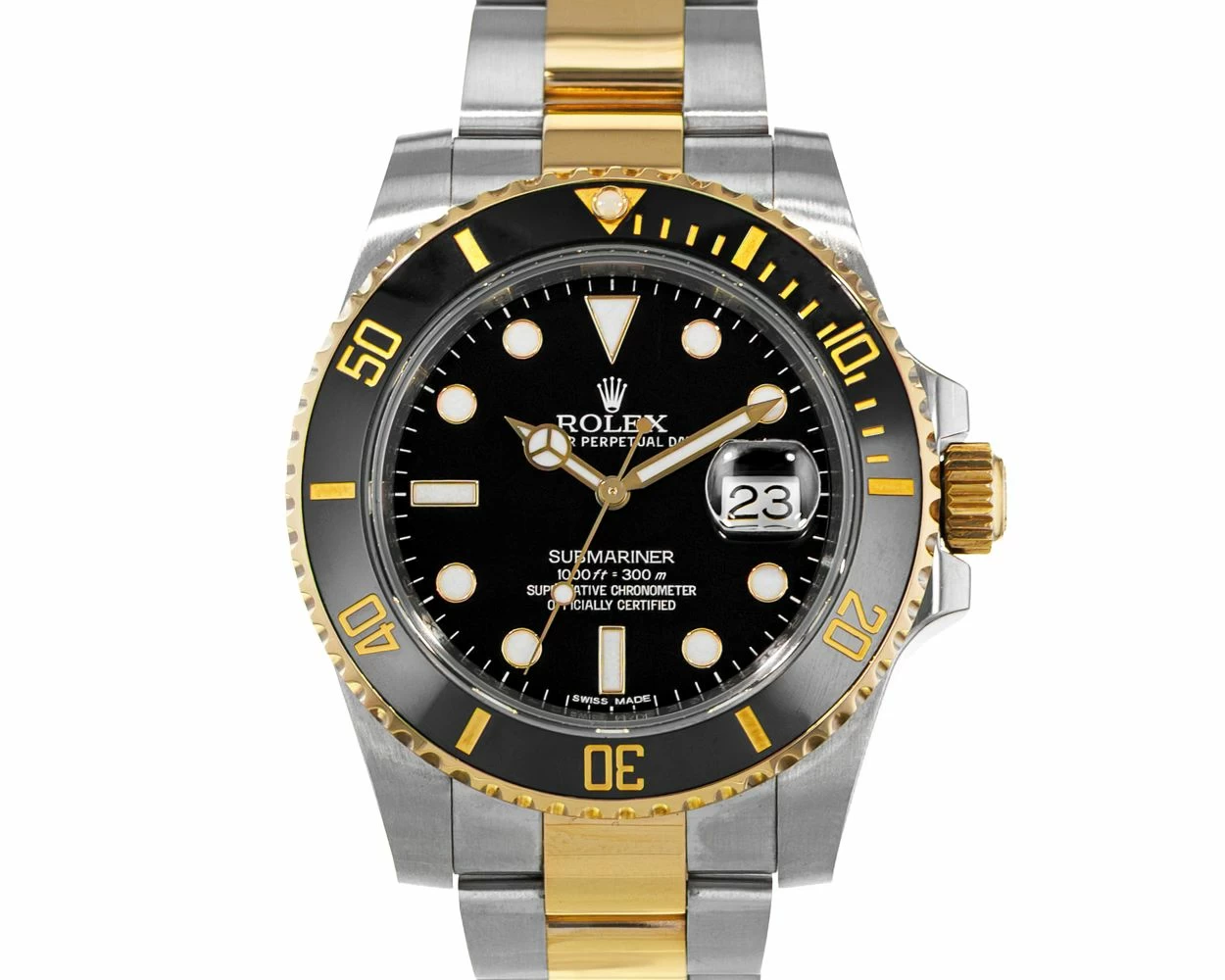 Buy Genuine Used Rolex Submariner Date 116613LN Watch - Black Dial