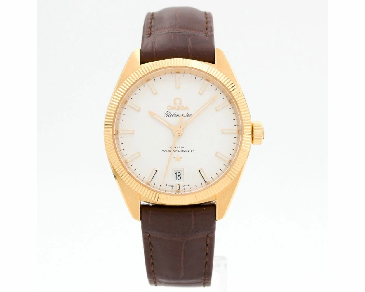Omega globemaster best sale white dial