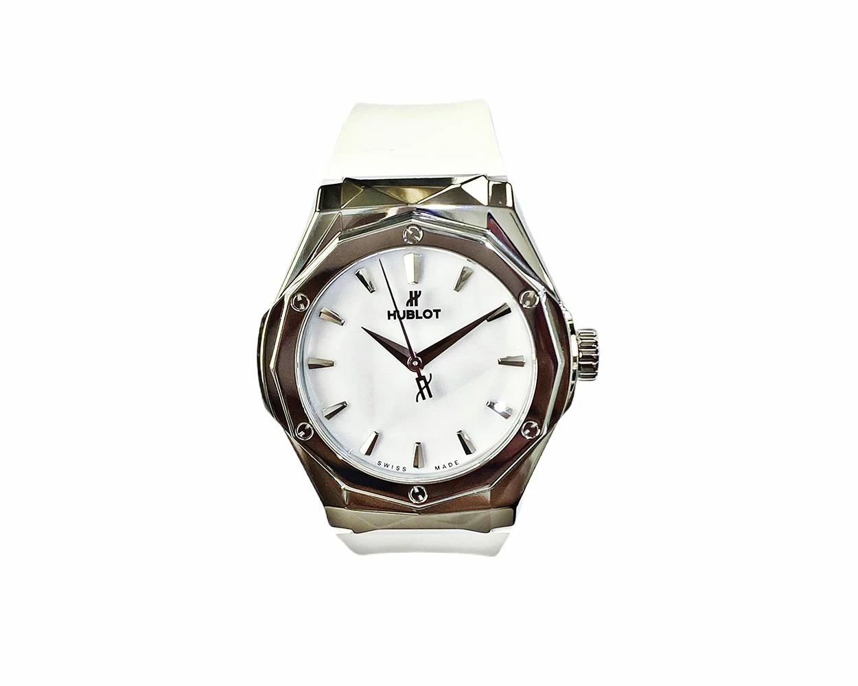 Buy Genuine Hublot Classic Fusion Orlinski Titanium White 550.NS.2200.RW.ORL20 SKU 9495