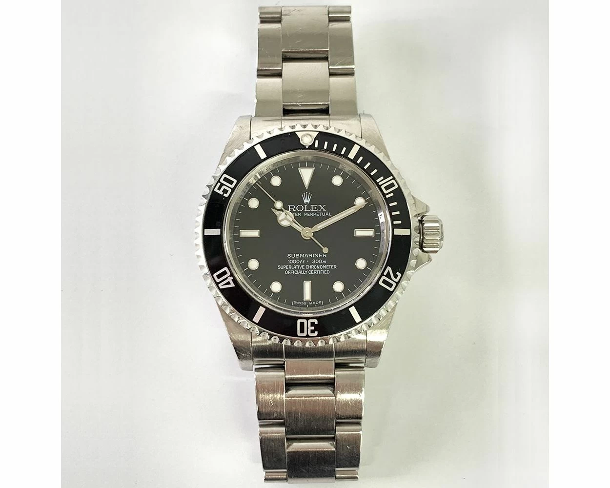 Buy Genuine Used Rolex Submariner 14060M Watch Black Dial SKU 8404
