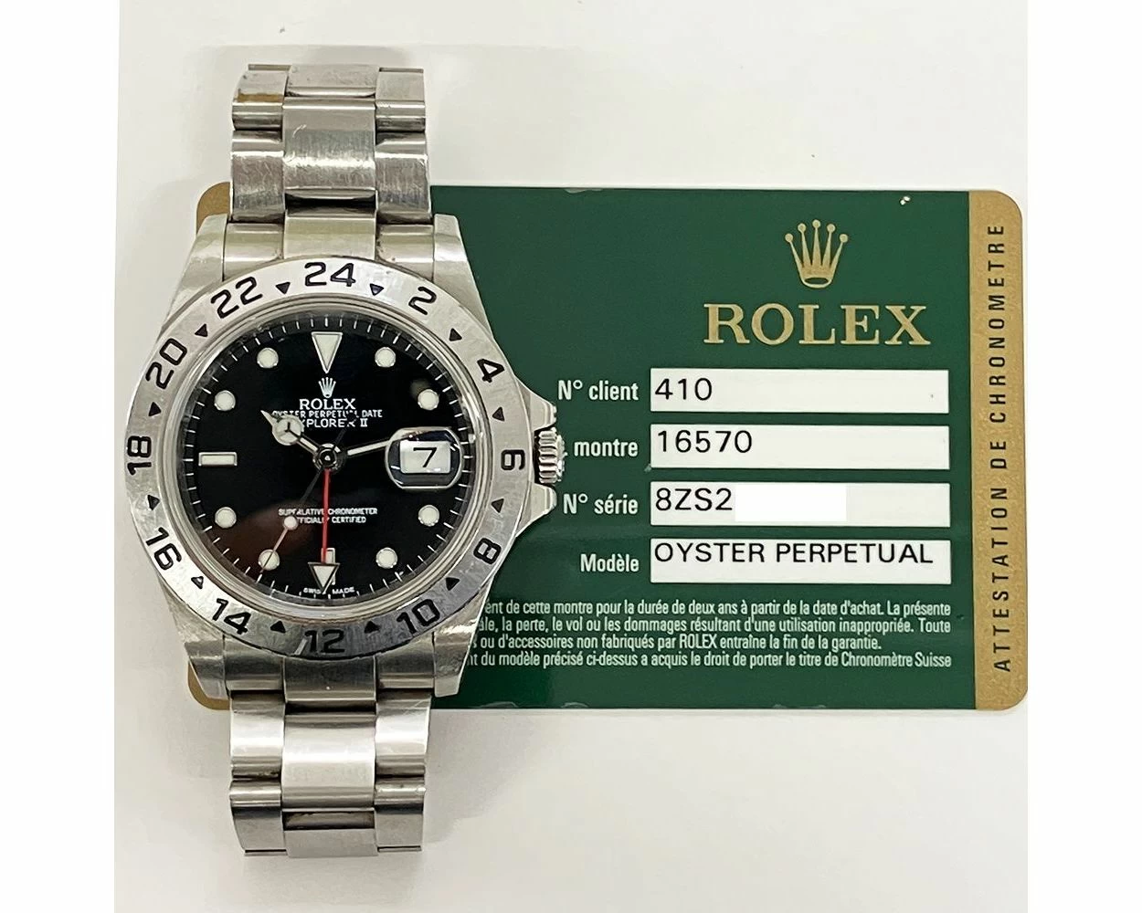 Rolex explorer ii 16570 for sale new arrivals