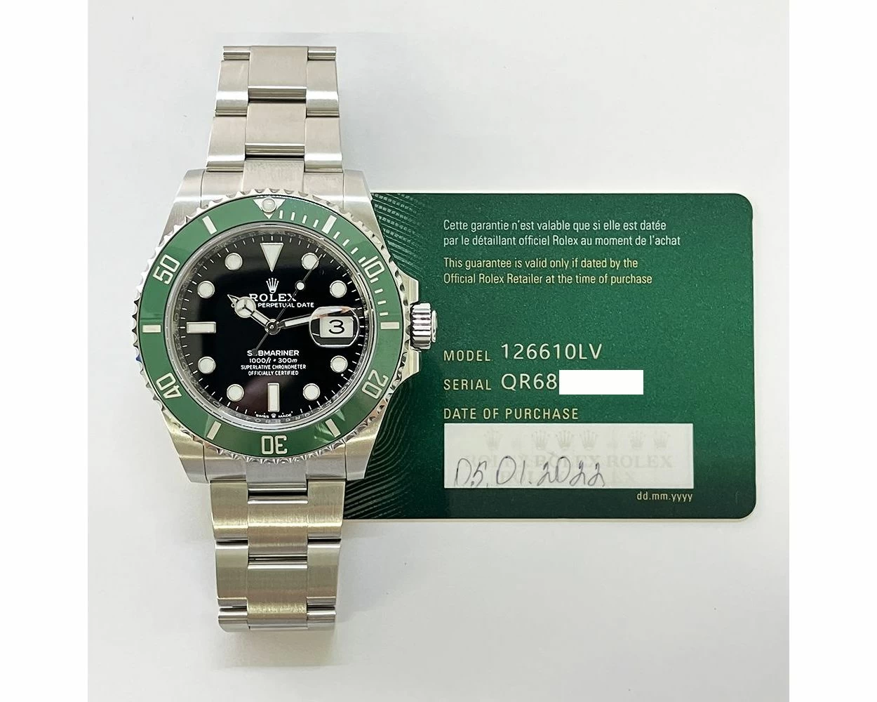 Rolex Submariner Date 126610LV Starbucks 41mm Green Bezel Box + Papers