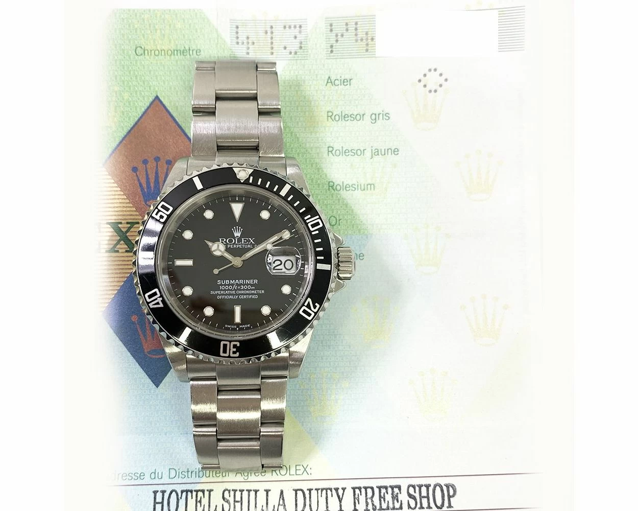 Rolex Submariner Date Black Stainless Steel 16610
