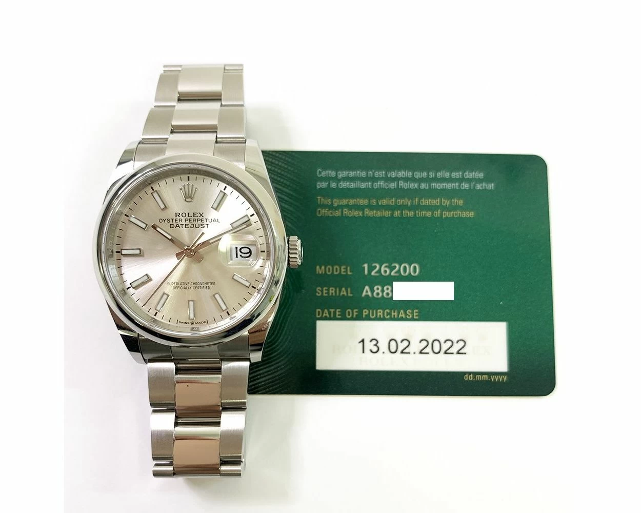 126200 silver hotsell
