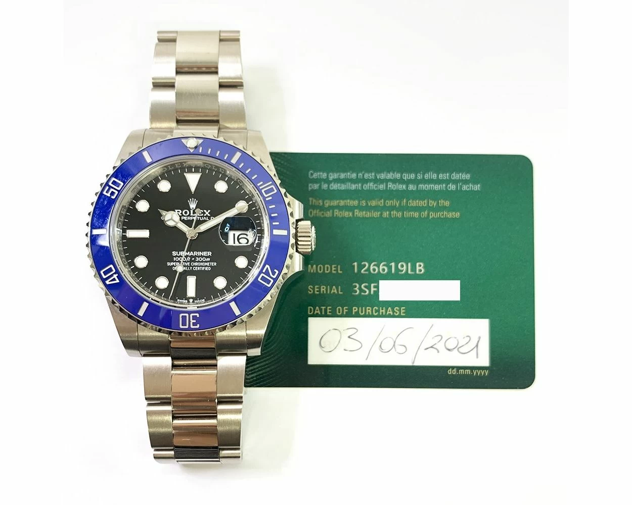Rolex Submariner Date Black Dial 41mm 2021 126613LN - Buy from