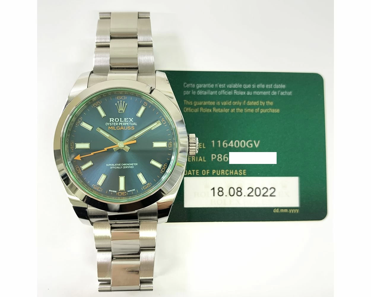 Milgauss date sales