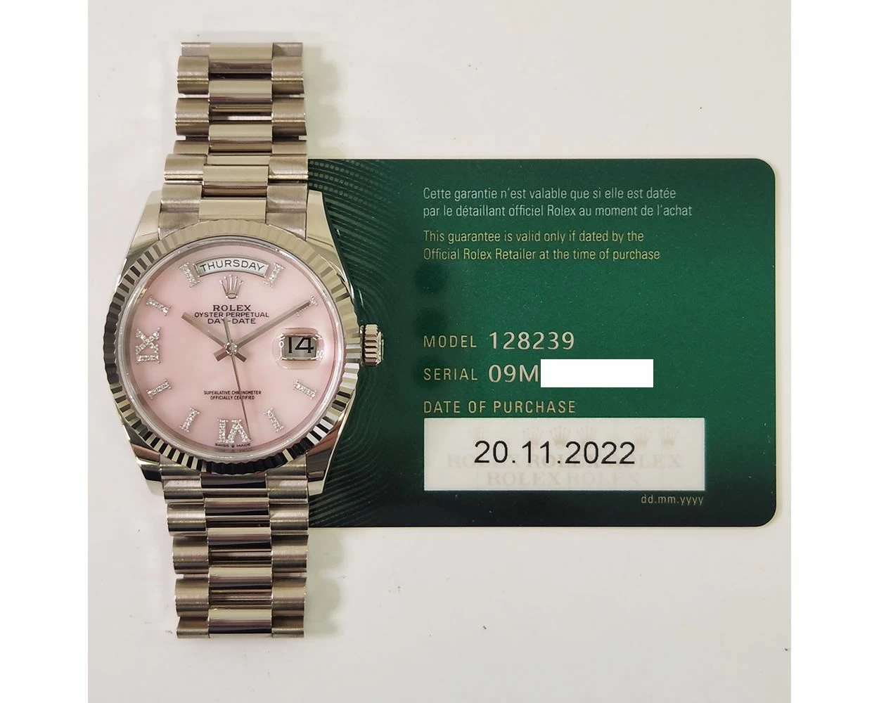 Rolex discount opal watch