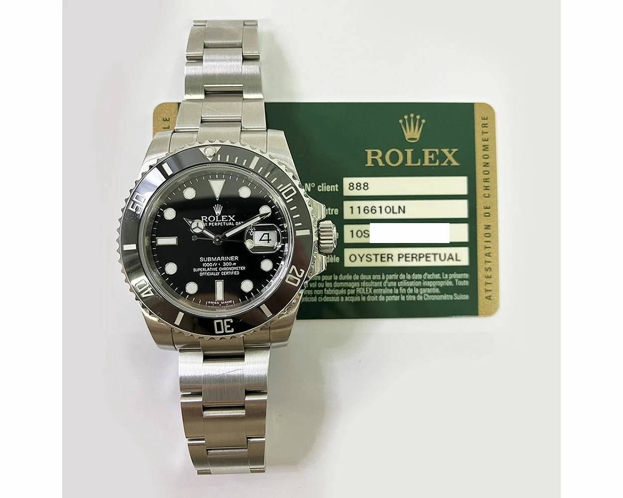 Utilfreds Håndskrift måle Buy Authentic Rolex Submariner Date 116610LN - Black Dial | SKU 8129