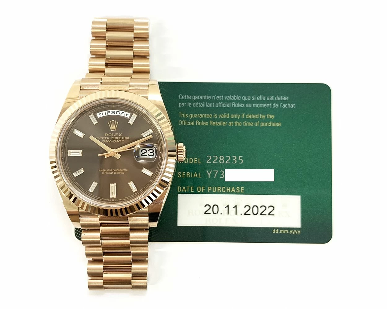 Used day date best sale 40