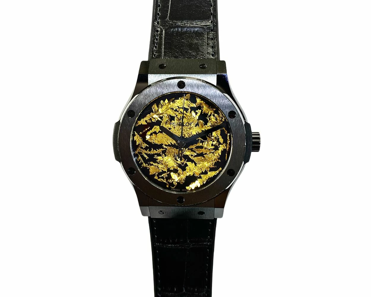 Buy Genuine Hublot Classic Fusion Gold Crystal Ceramic 542.CX.0660.LR SKU 9489