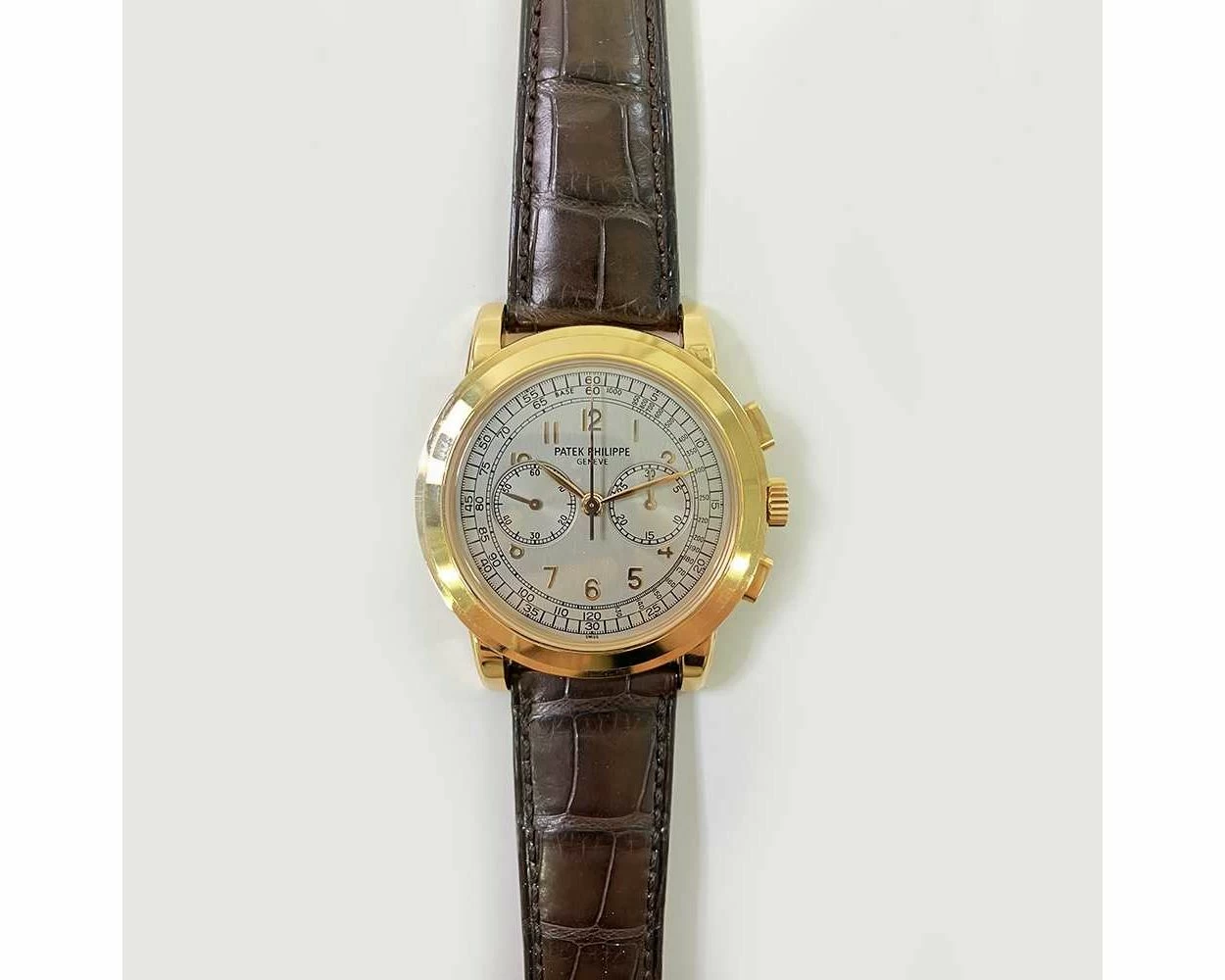 Buy Genuine Patek Philippe Complications 5070R 001 Silver Dial SKU 8892