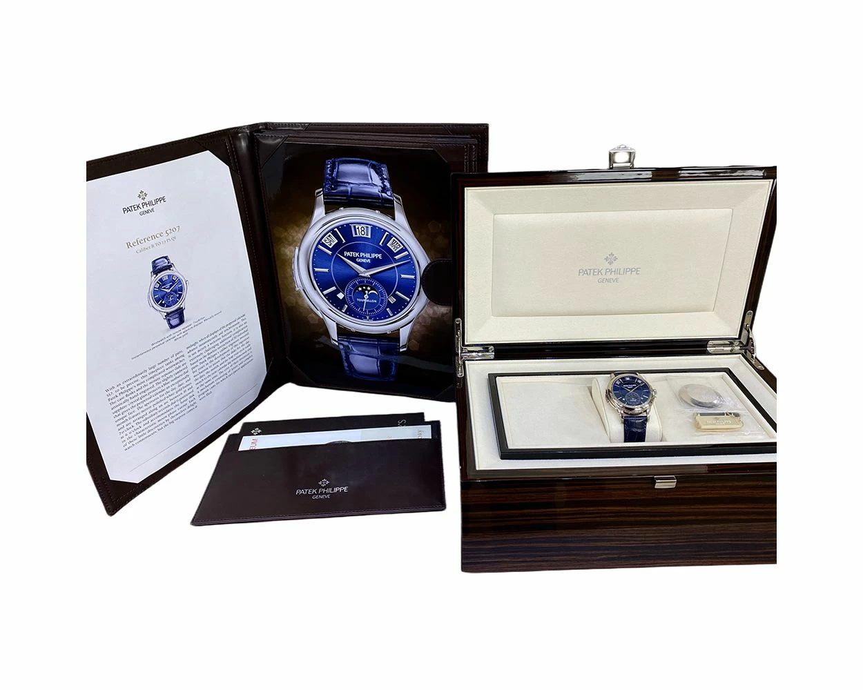 Buy Genuine Patek Philippe Grand Complications 5207G 001 Blue SKU 9018