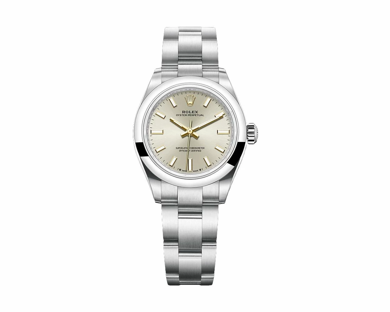 Buy Genuine Used Rolex Oyster Perpetual 28 276200 Watch Silver Dial SKU 6006