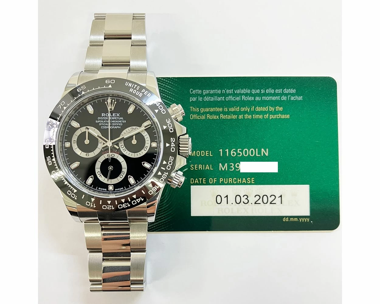 Used rolex daytona stainless steel top