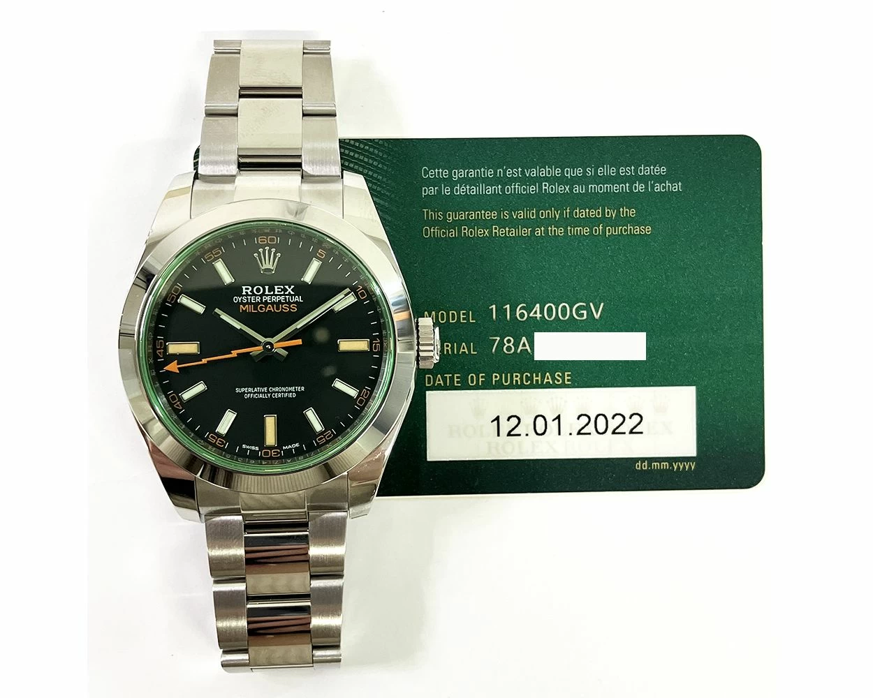 Rolex milgauss all cheap black