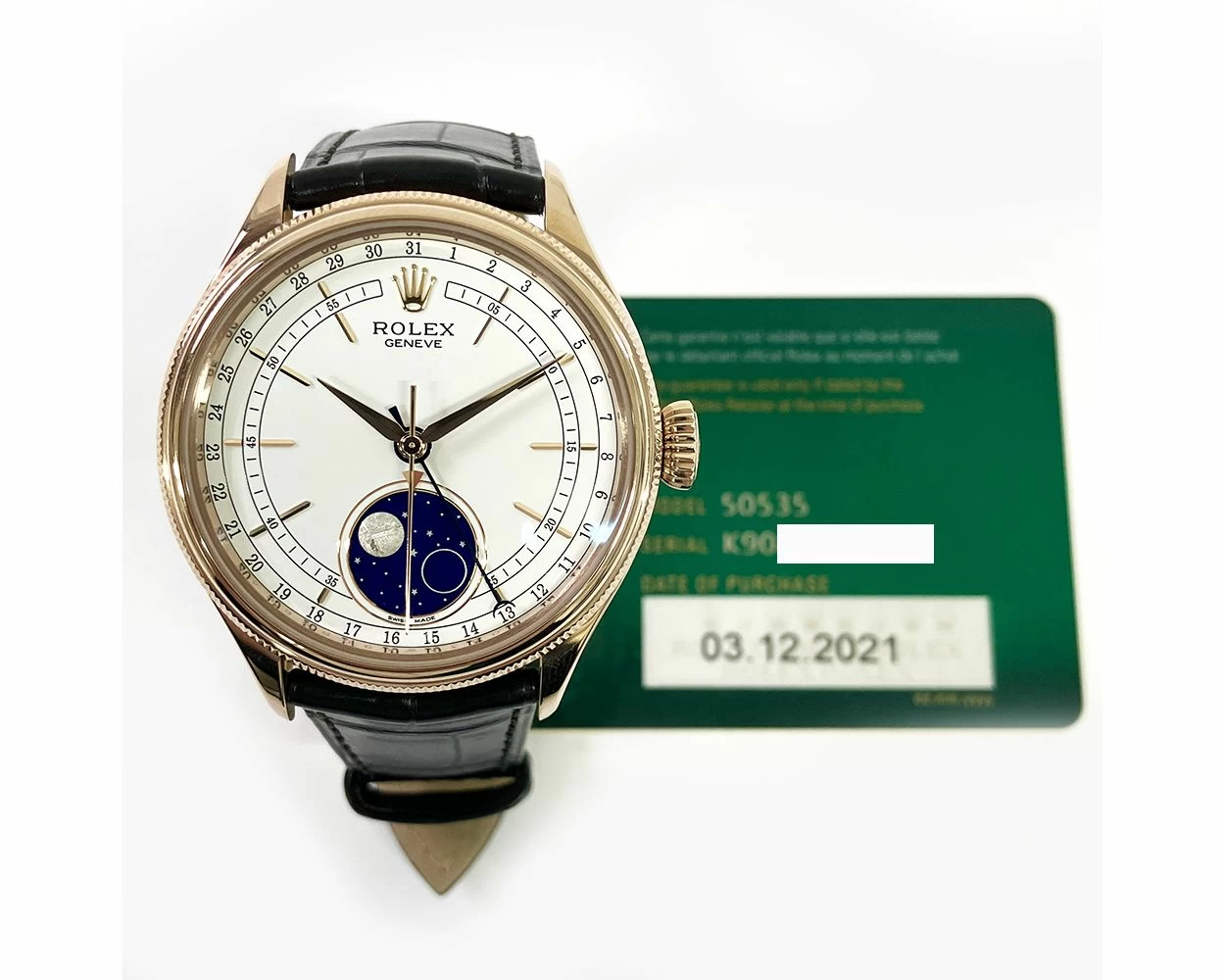 Rolex Cellini 36mm - White Gold - With Box And Papers - Rolex Service  5330/9 2014 » Watches catalog
