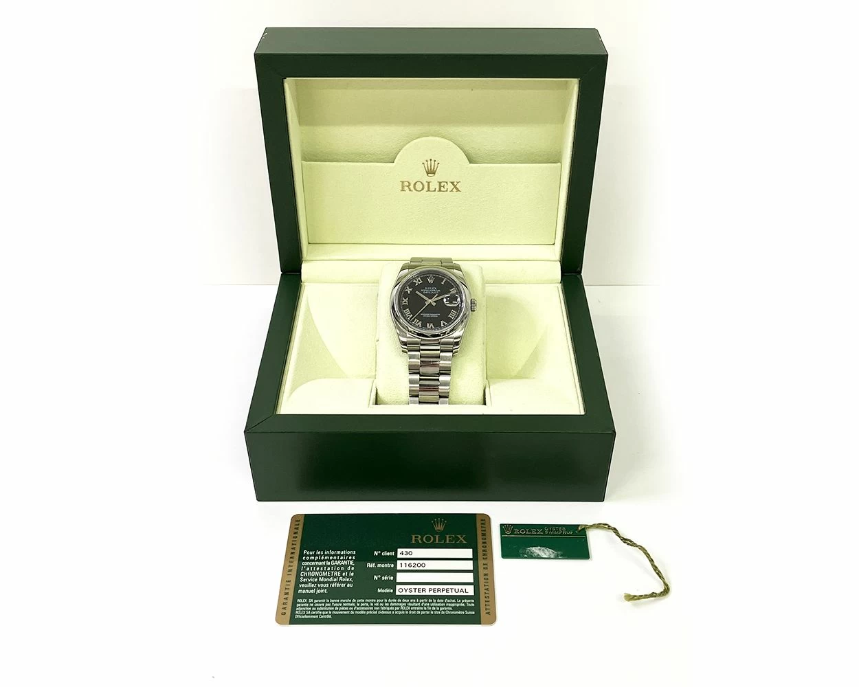 100 ％品質保証 Buy Dial Black - Watch 116200 36 Datejust Rolex Used Genuine クッション・抱きまくら・ブランケット