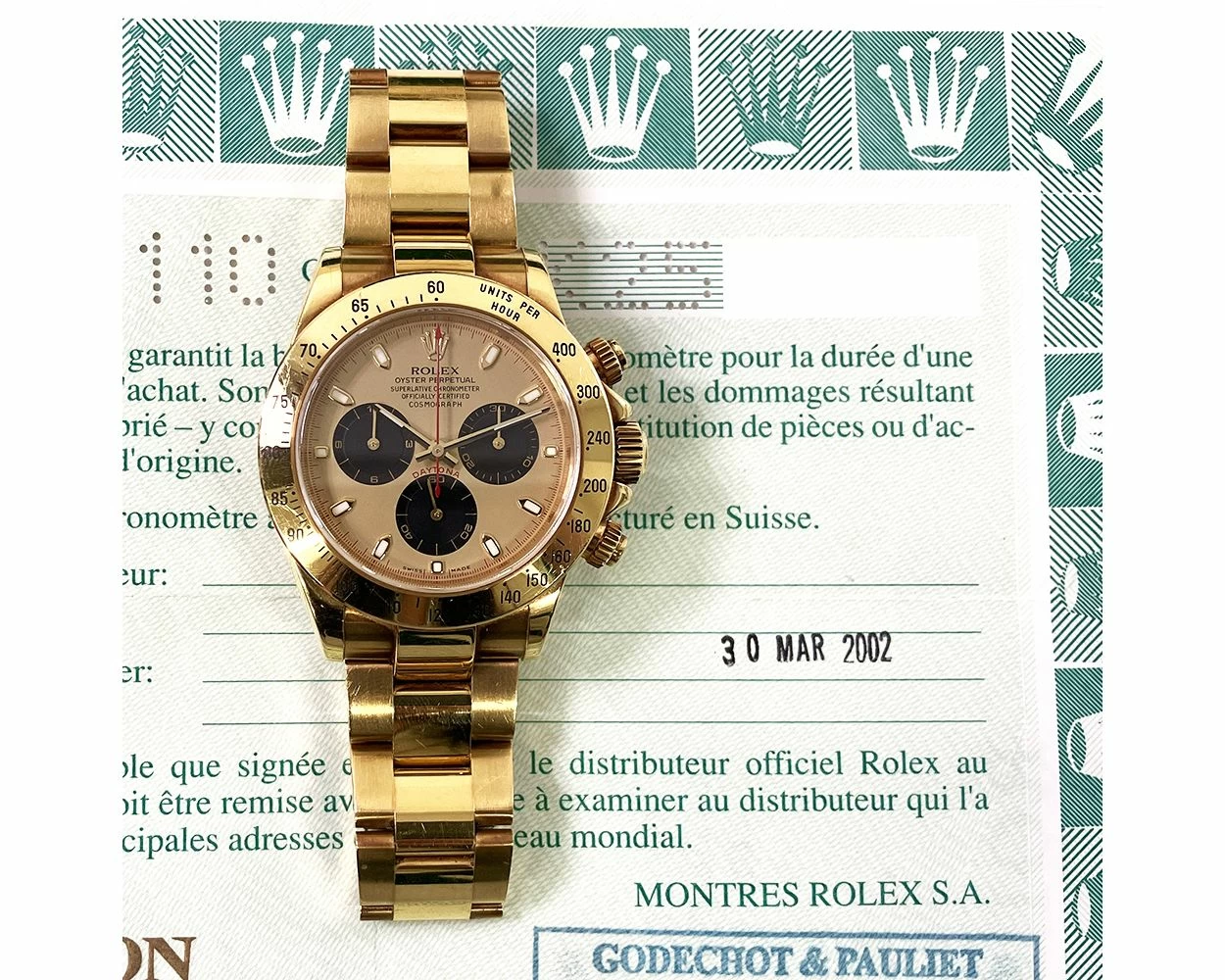 Rolex Cosmograph Daytona, Champagne 