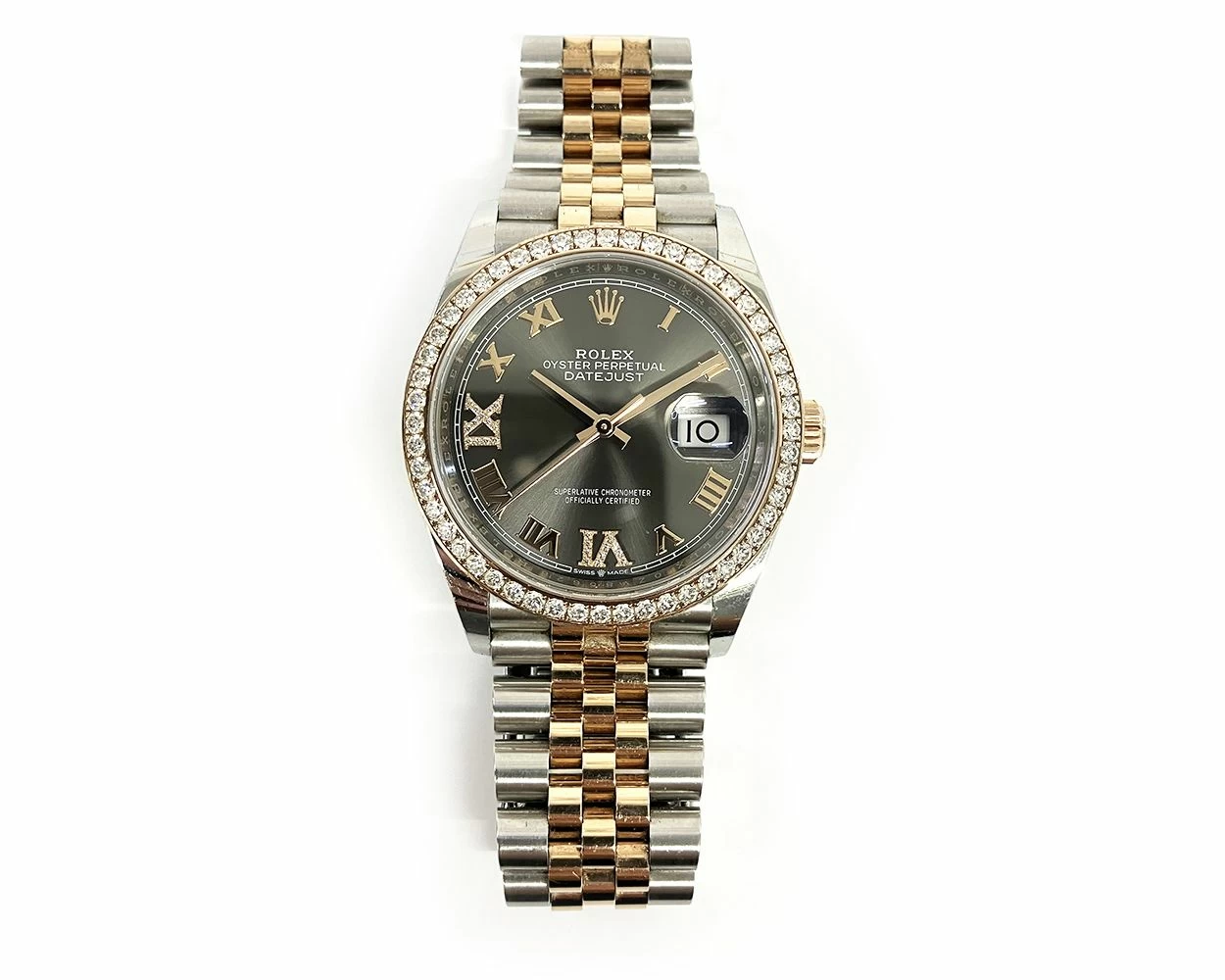 Buy Genuine Used Rolex Datejust 36 126281RBR Watch Slate Dial SKU 9632
