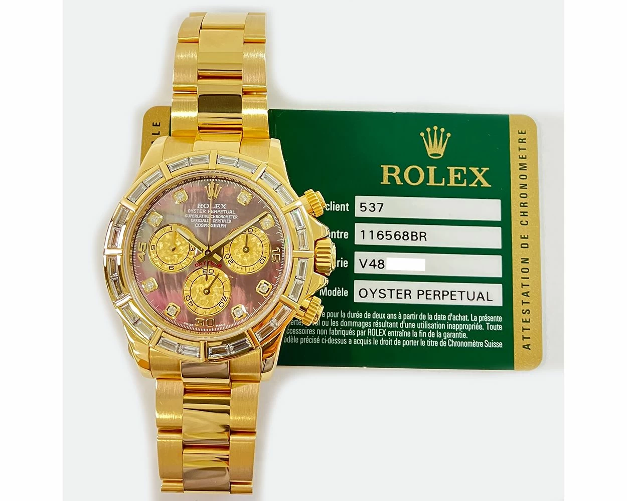 Rolex daytona gold diamond bezel online