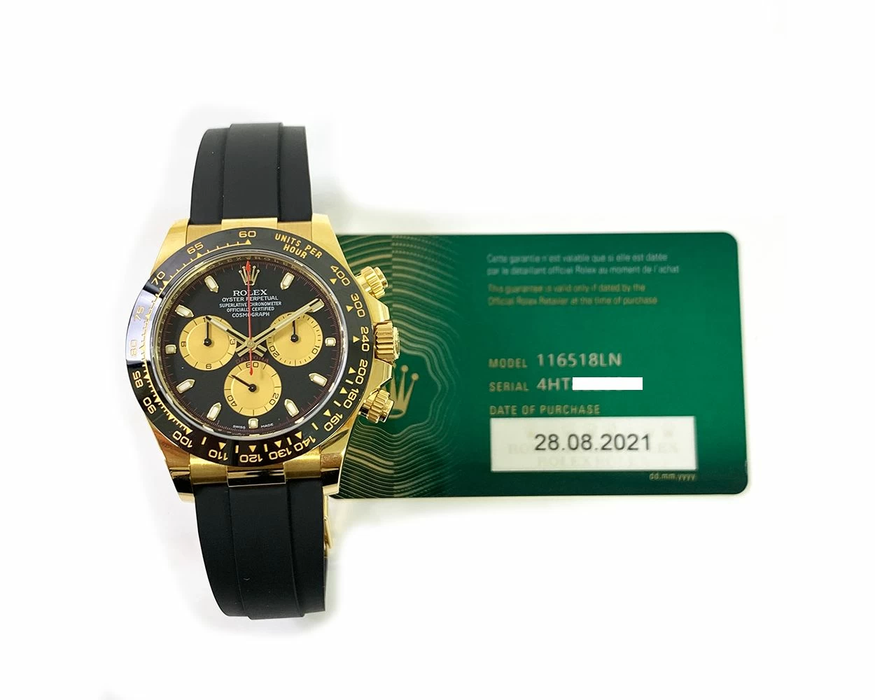 Rolex cosmograph daytona 116518ln outlet