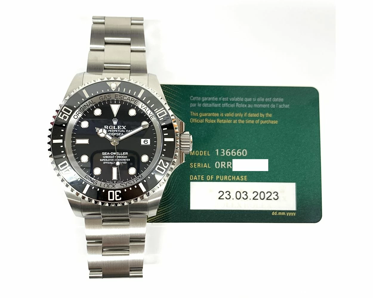 Rolex deepsea black dial deals