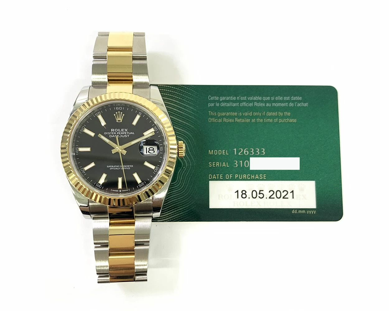Datejust 41 two tone black dial shop