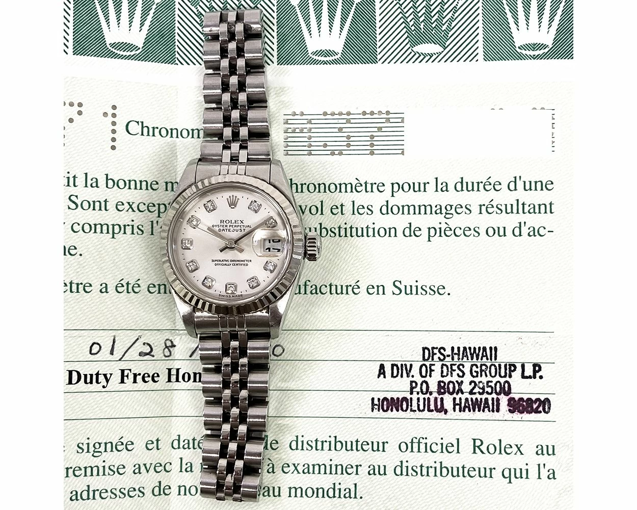 Rolex Buying A Watch Duty Free Buy Genuine Used Rolex Lady