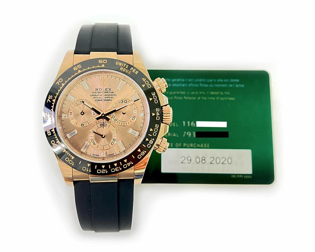 Buy Genuine Used Rolex Cosmograph Daytona 116515LN Watch Pink Dial SKU 9794