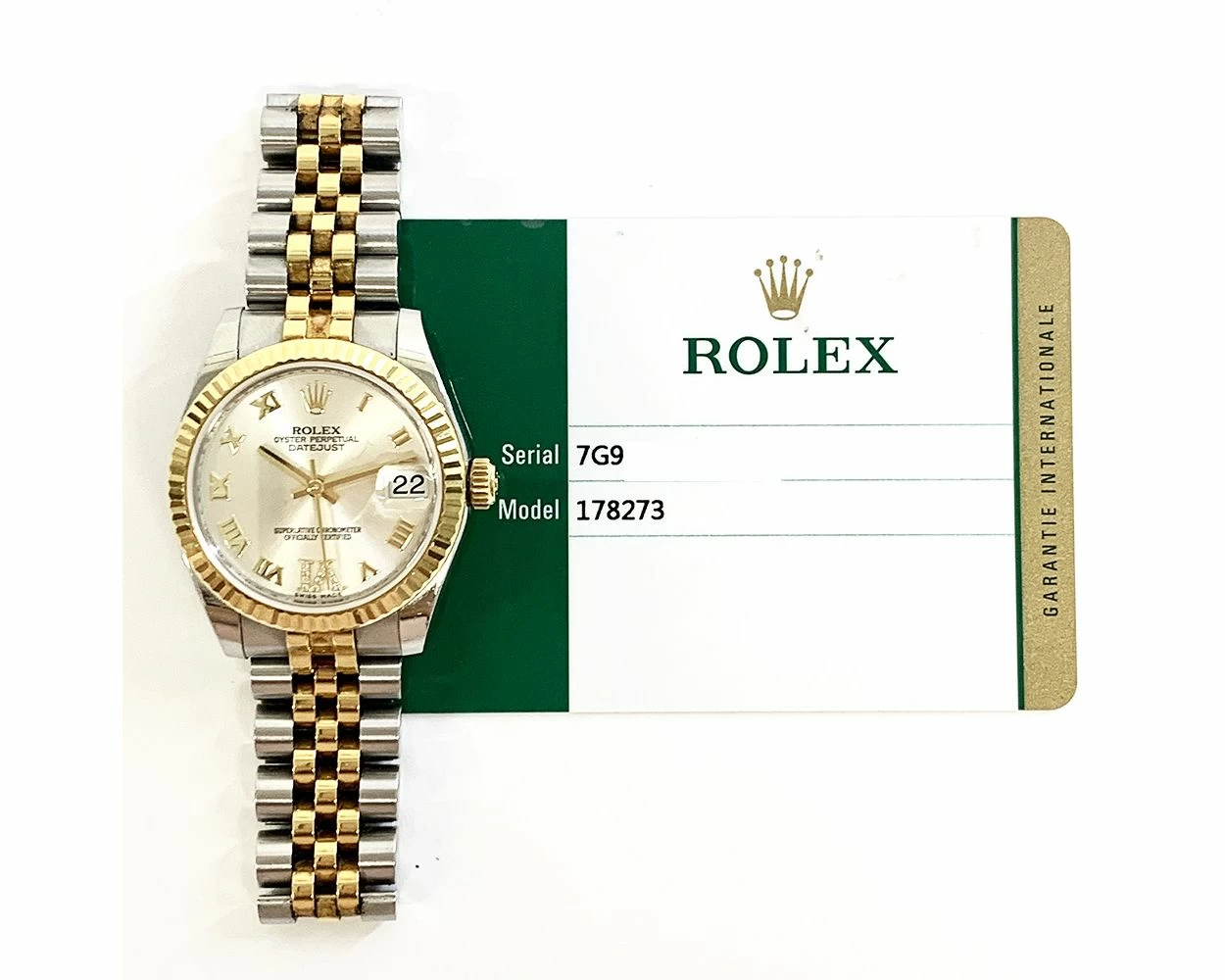 Buy Genuine Used Rolex Datejust 31 178273 Watch Silver Dial SKU 10334