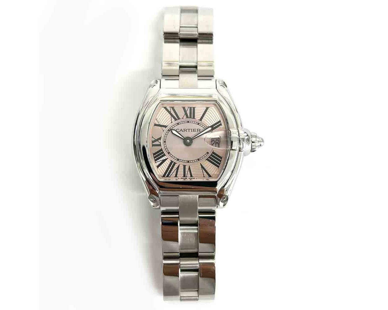 Cartier Roadster W62017V3, Pink Roman Dial