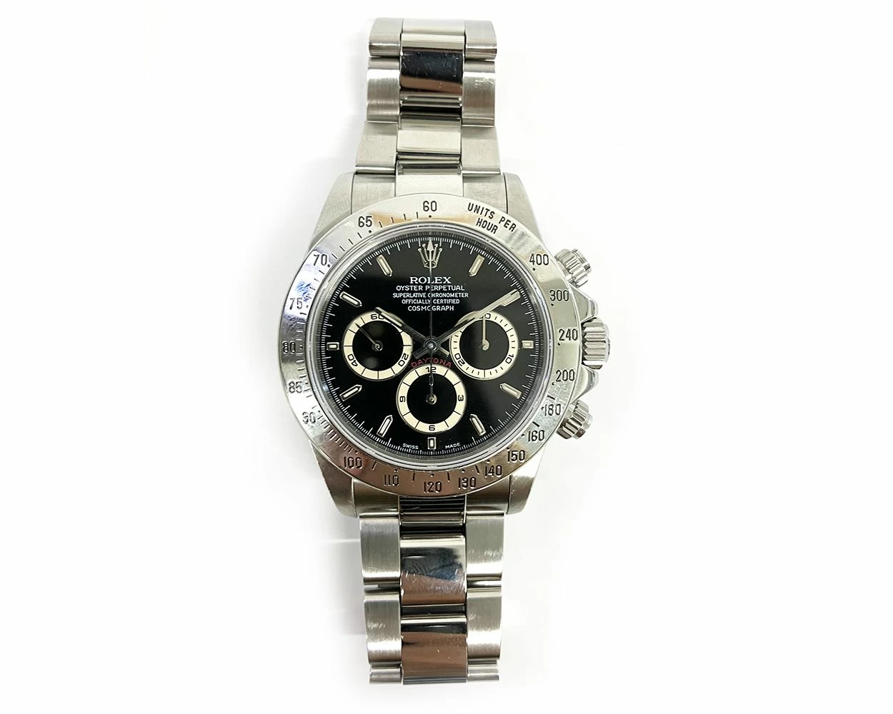 2000 Rolex Cosmograph Daytona 40mm Stainless Steel Black Dial 16520 Papers Only