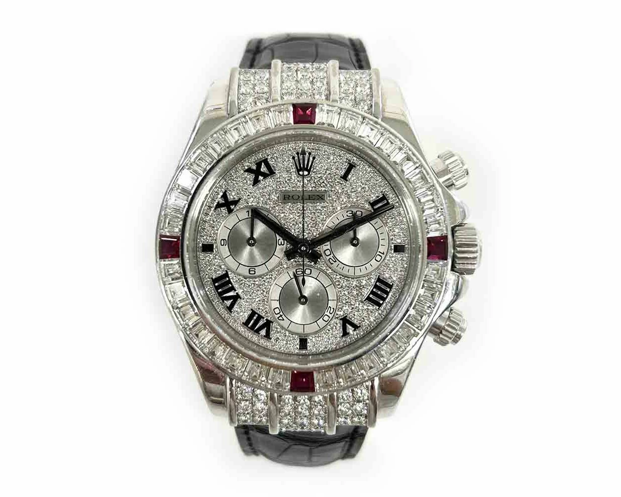 Buy Genuine Used Rolex Cosmograph Daytona 1165994RU Watch Pave Diamond Dial SKU 10164