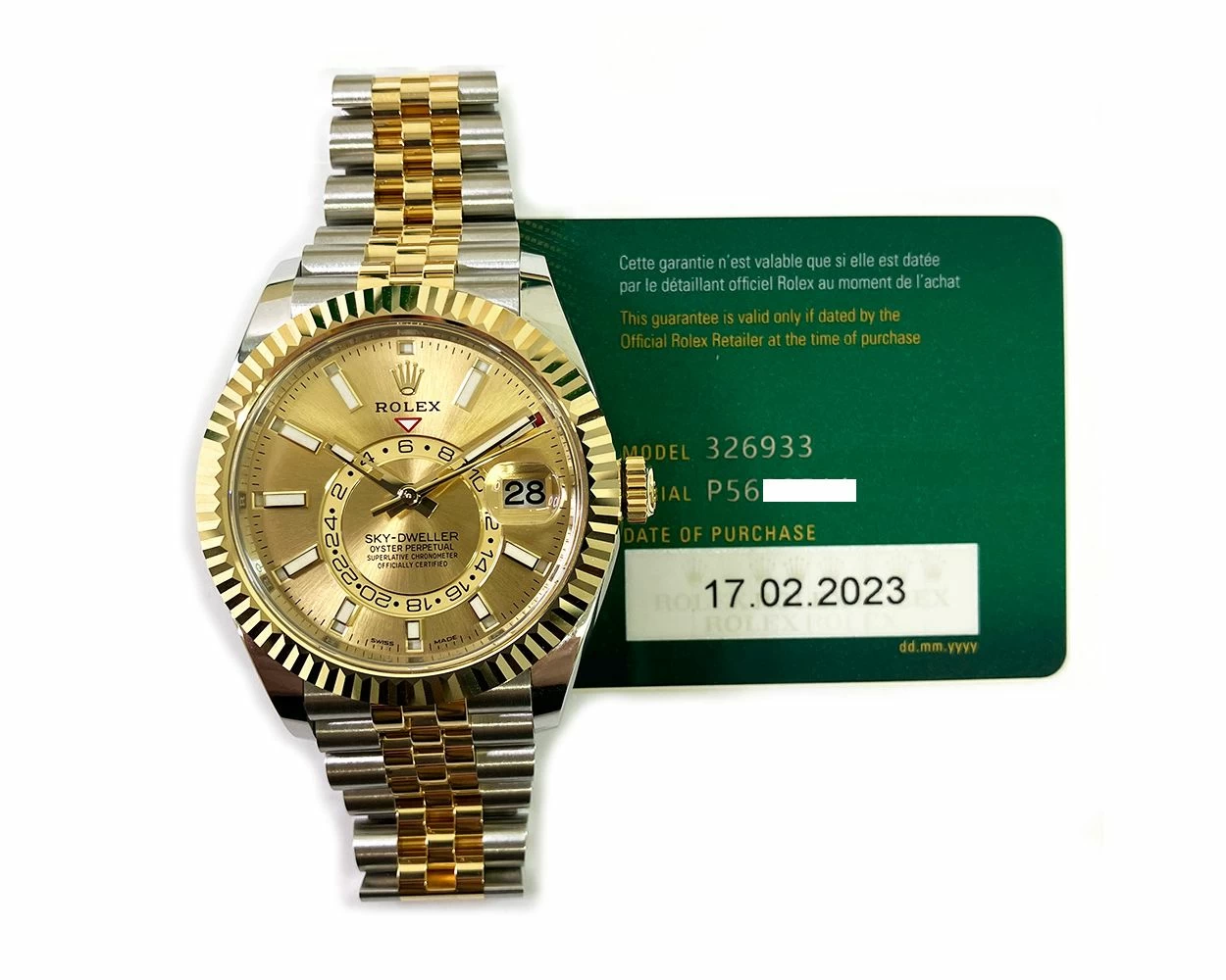 Sky dweller rolex used sale