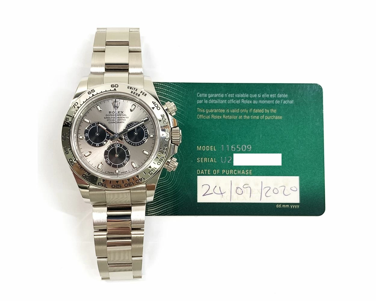 人気ブランド Buy Watch 116509 Daytona Cosmograph Rolex Used Genuine ポケモンカードゲーム