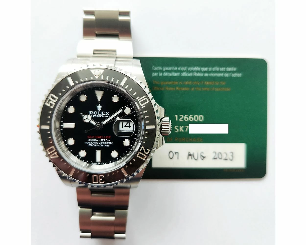 Used rolex sea dweller 44mm cheap