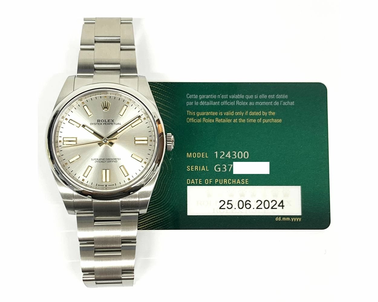 Used rolex oyster date best sale