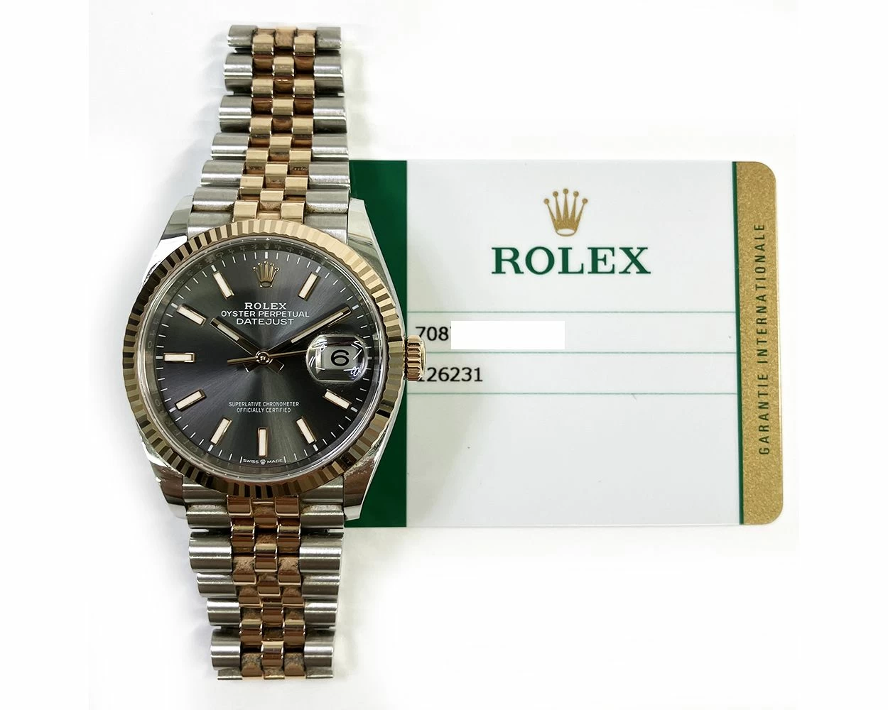 Buy Genuine Used Rolex Datejust 36 126231 Watch Slate Dial SKU