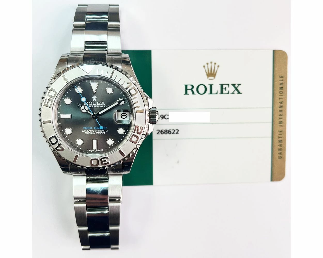 Rolex yacht master 37 platinum 2025