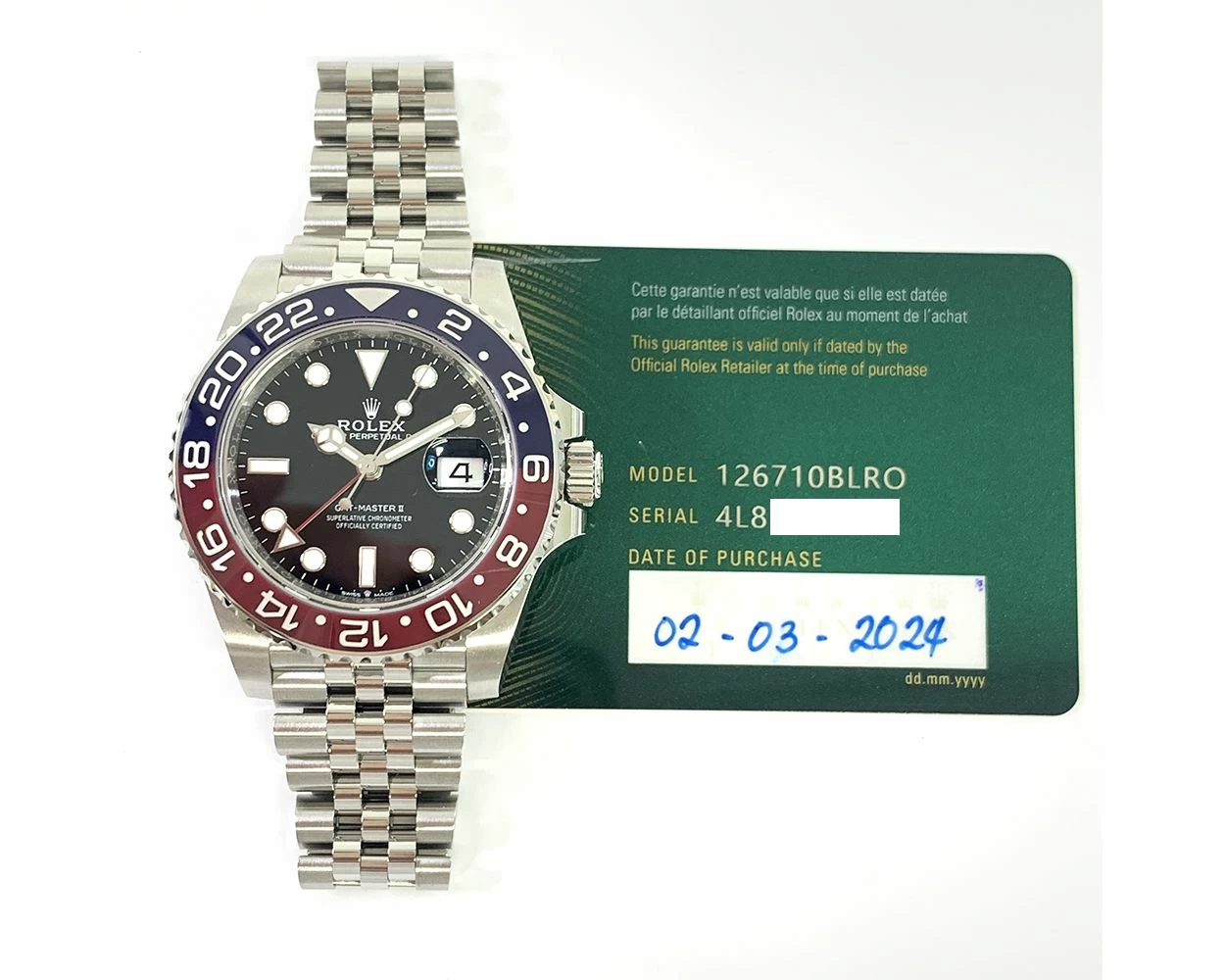 Rolex 16710 pepsi jubilee on sale