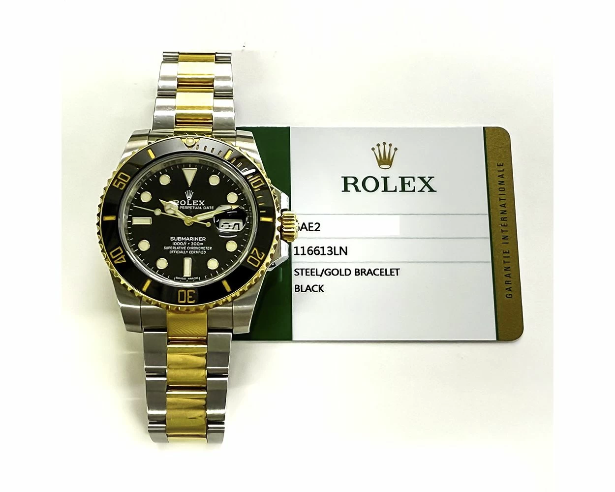 Two Tone Rolex Submariner Date Bracelet Buy Genuine Used Rolex