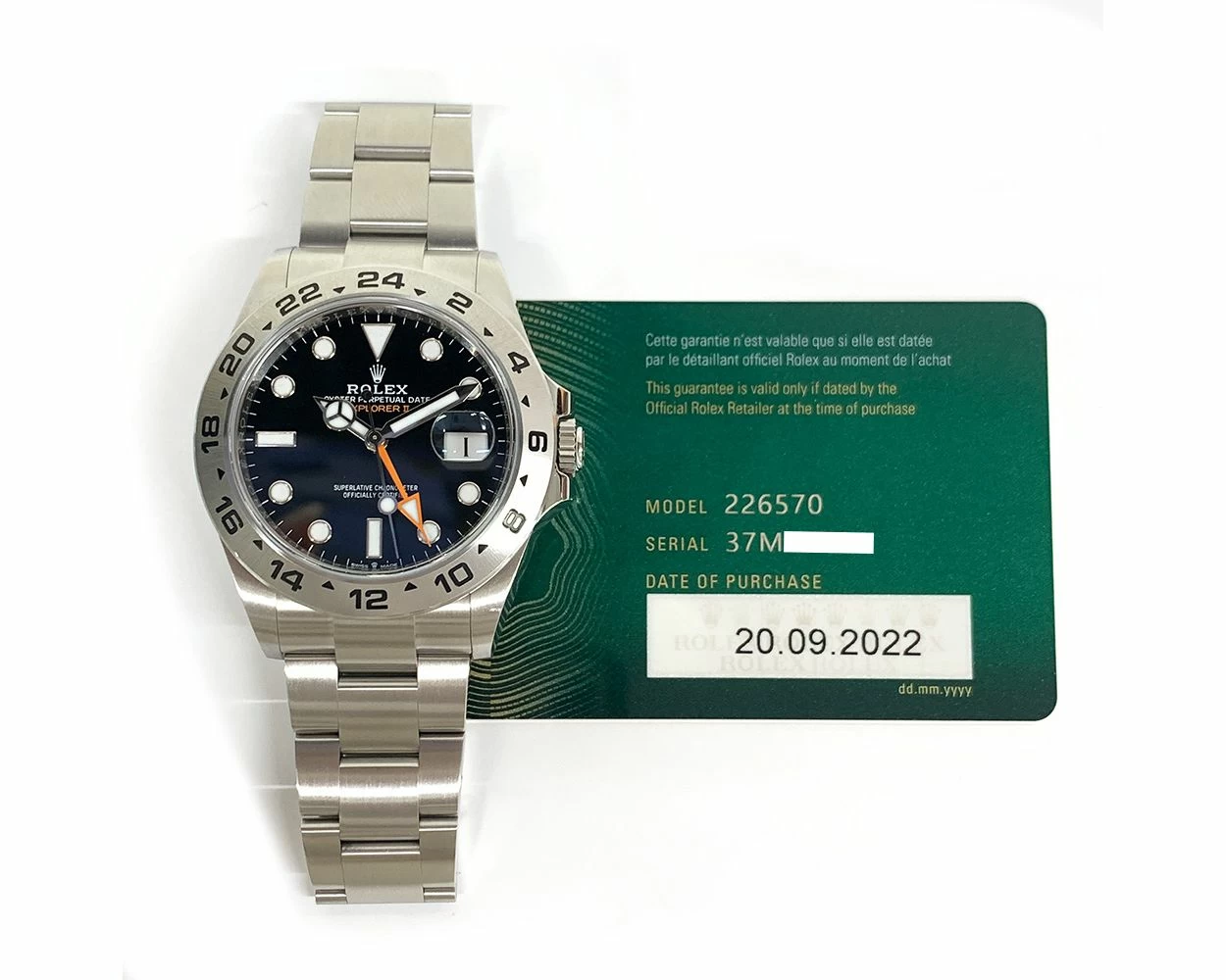 Rolex explorer ii used discount